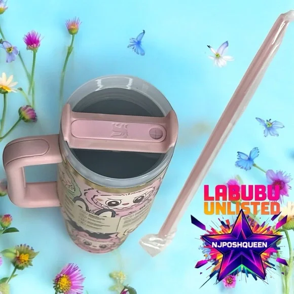 LABUBU Limited Edition 40oz Travel Tumbler by Stanley - Picture 4 of 11